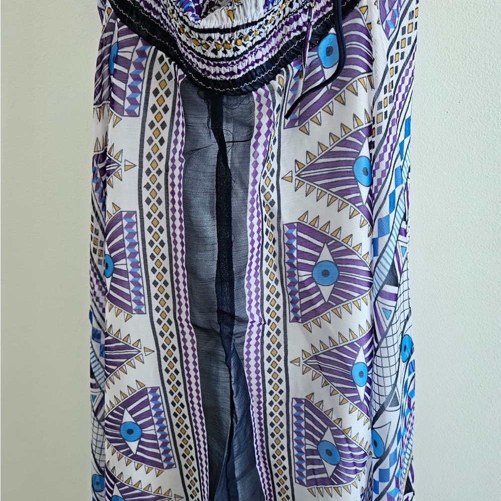 Long Bohemian Dress- beach coverup - Picture 6 of 6